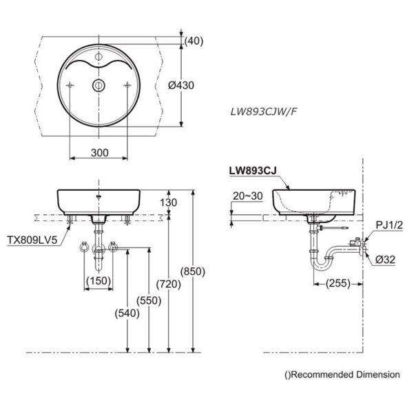 LW893CJWFW ban ve ky thuat