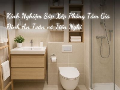 Kinh Nghiệm Sắp Xếp Phòng Tắm Gia Đình An Toàn và Tiện Nghi