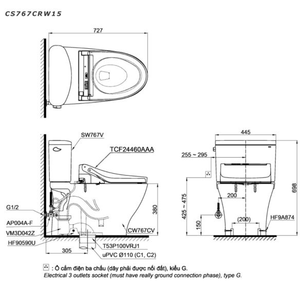 CS767CRW15XW ban ve ky thuat