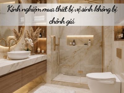 Kinh nghiệm mua thiết bị vệ sinh không bị chênh giá