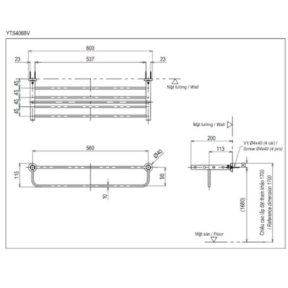YTS406BV ban ve ky thuat