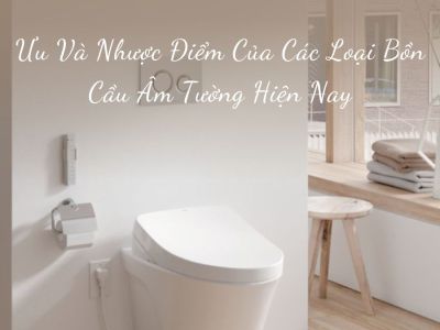 Đánh giá ưu và nhược điểm của các loại bồn cầu âm tường hiện nay