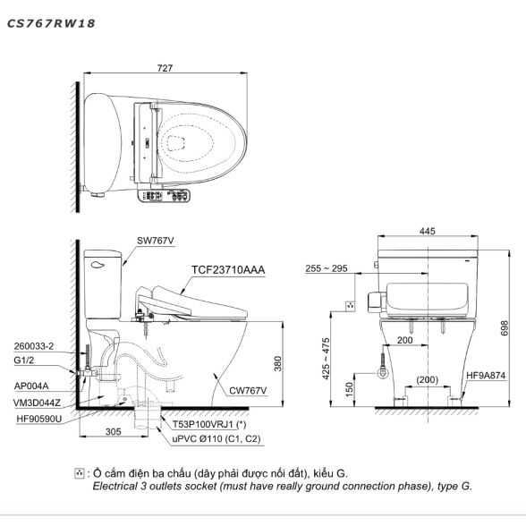 CS767RW18XW ban ve ky thuat