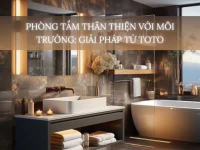 Phòng Tắm Thân Thiện Với Môi Trường: Giải Pháp Từ TOTO