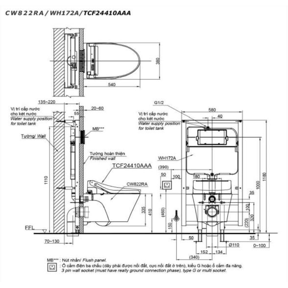 CW822RAW TCF24410AAANW1 WH172A MB170PSS ban ve ky thuat