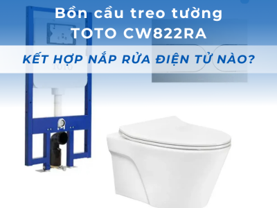 bồn cầu treo tường TOTO CW822RA