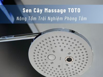 Sen Cây Massage TOTO – Nâng Tầm Trải Nghiệm Phòng Tắm