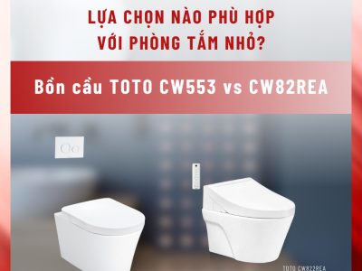 Bồn cầu TOTO CW553 vs CW822REA