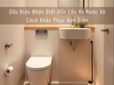 Dấu Hiệu Nhận Biết Bồn Cầu Rò Nước Và Cách Khắc Phục Đơn Giản