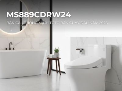 MS889CDRW24 – Bàn Cầu Thông Minh TOTO Bán Chạy Đầu Năm 2026