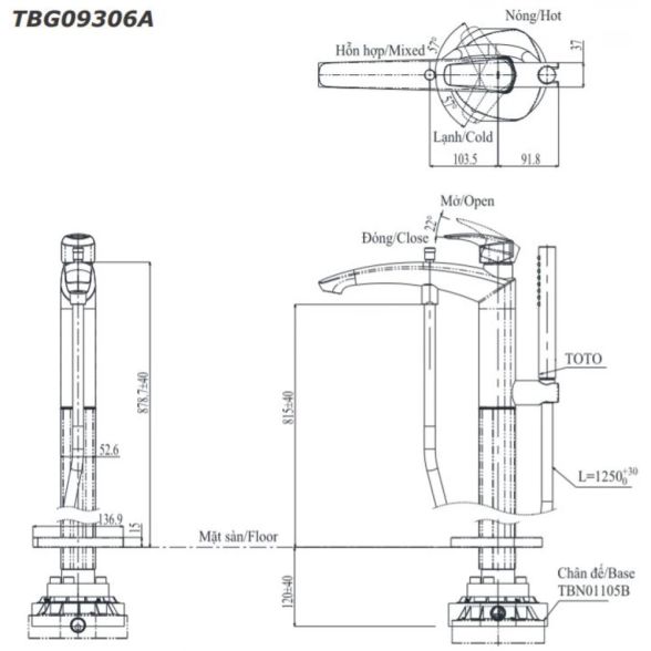 TBG09306AA TBN01105B ban ve ky thuat