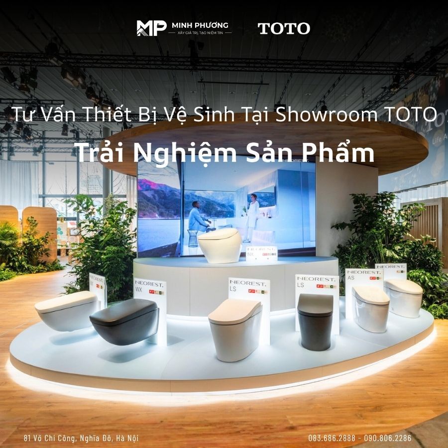 Nhận Tư Vấn Thiết Bị Vệ Sinh Tại Showroom TOTO