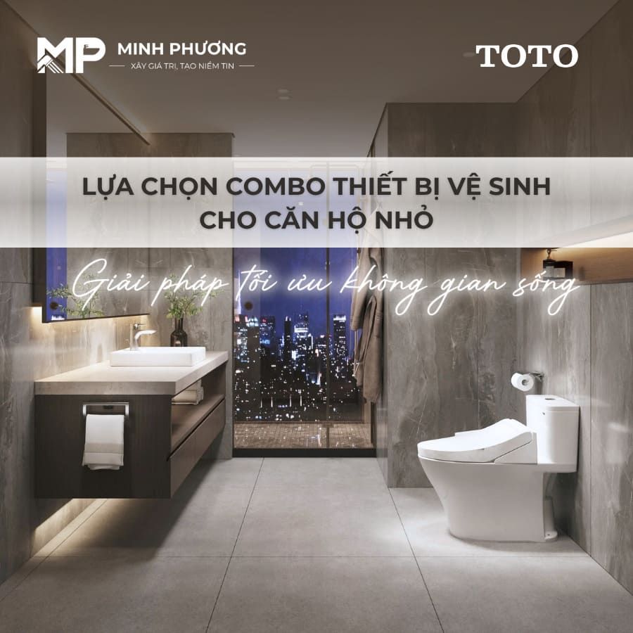 Lựa chọn thiết bị vệ sinh cho căn hộ nhỏ