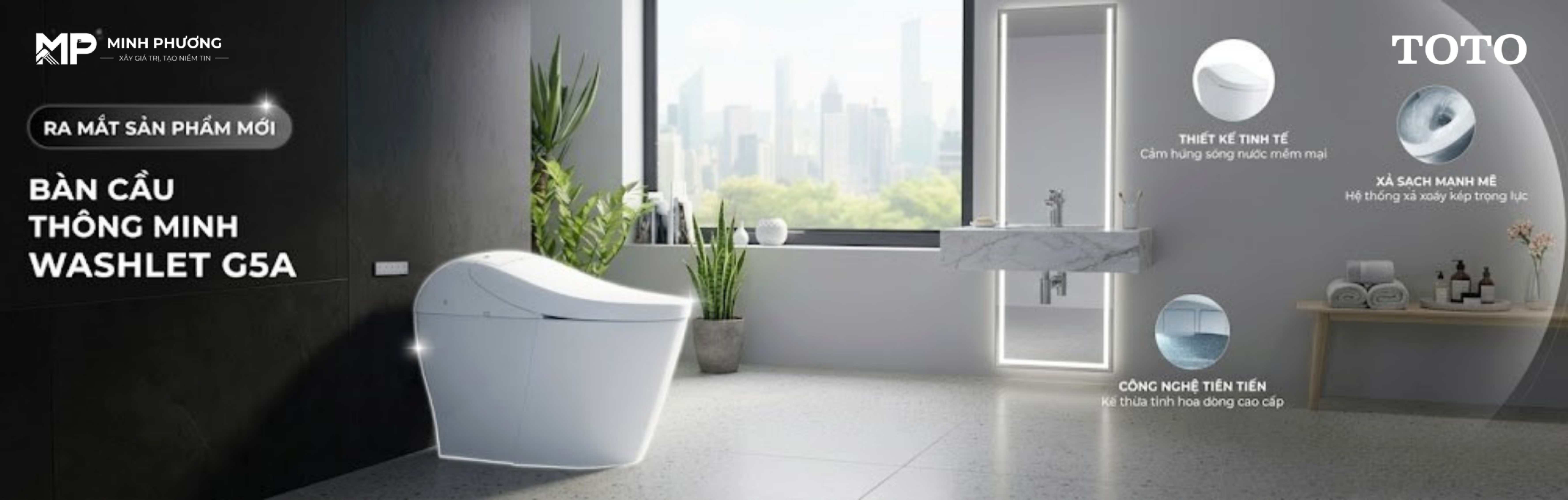 bàn cầu thông minh G5A