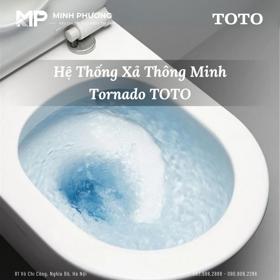 Hệ Thống Xả Thông Minh Tornado - Công Nghệ Đột Phá Từ TOTO