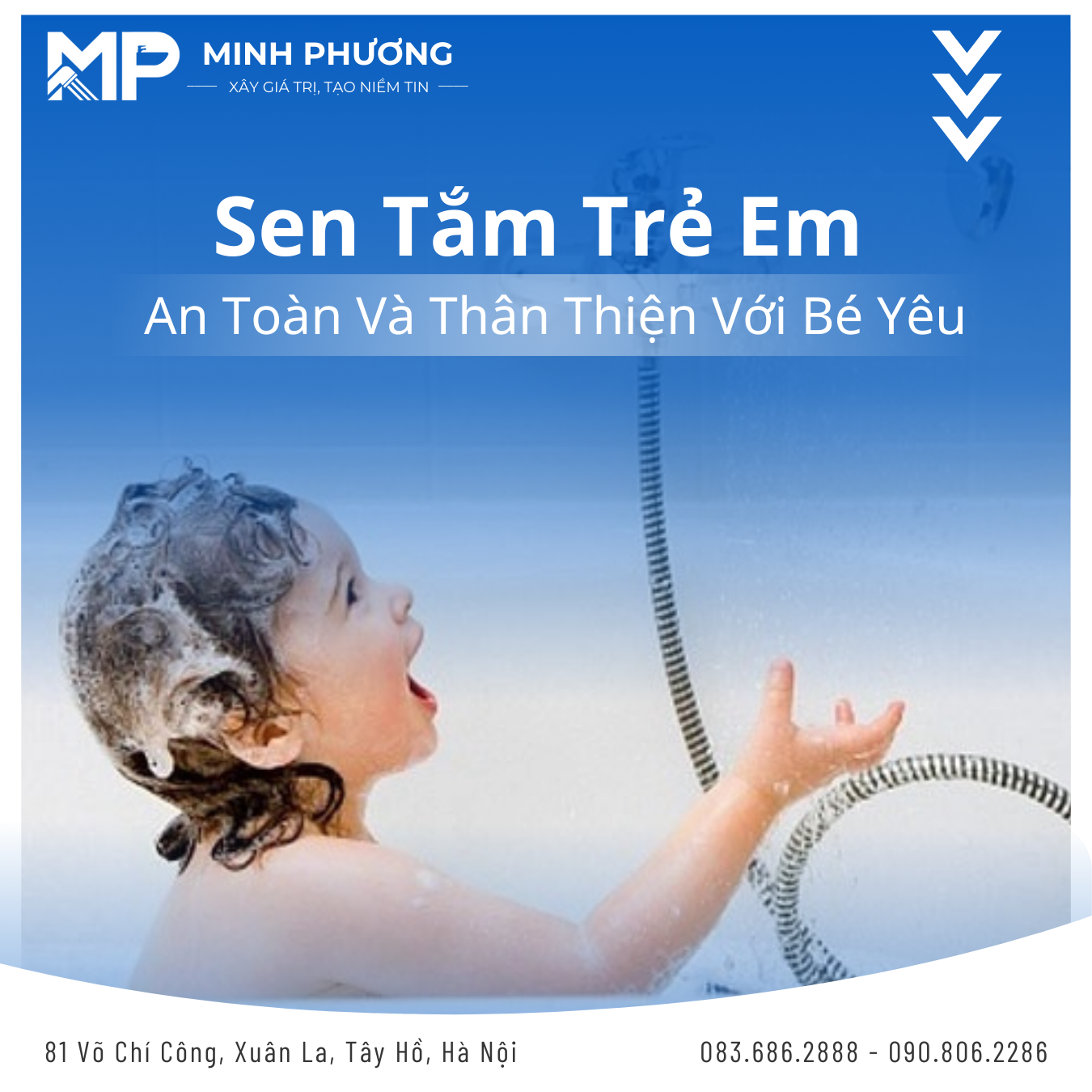 Sen tắm an toàn cho trẻ