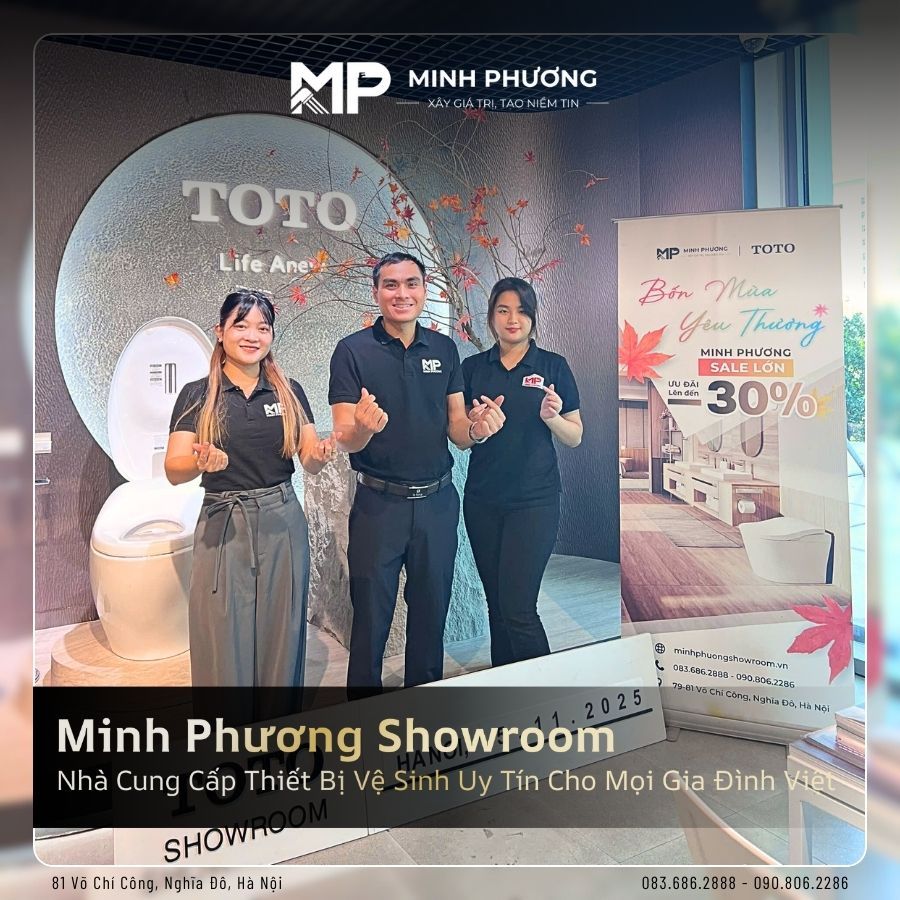 Minh Phương Showroom – Nhà Cung Cấp Thiết Bị Vệ Sinh Uy Tín Cho Mọi Gia Đình Việt
