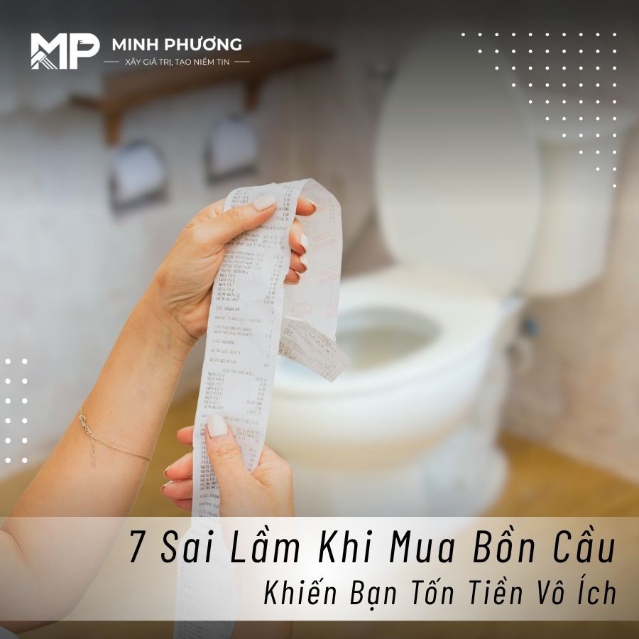 7 sai lầm khi mua bồn cầu khiến bạn tốn tiền vô ích