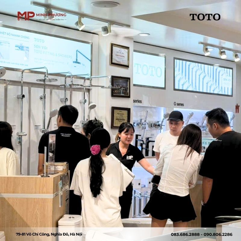 Showroom TOTO Hà Nội | Tận mắt trải nghiệm, an tâm lựa chọn