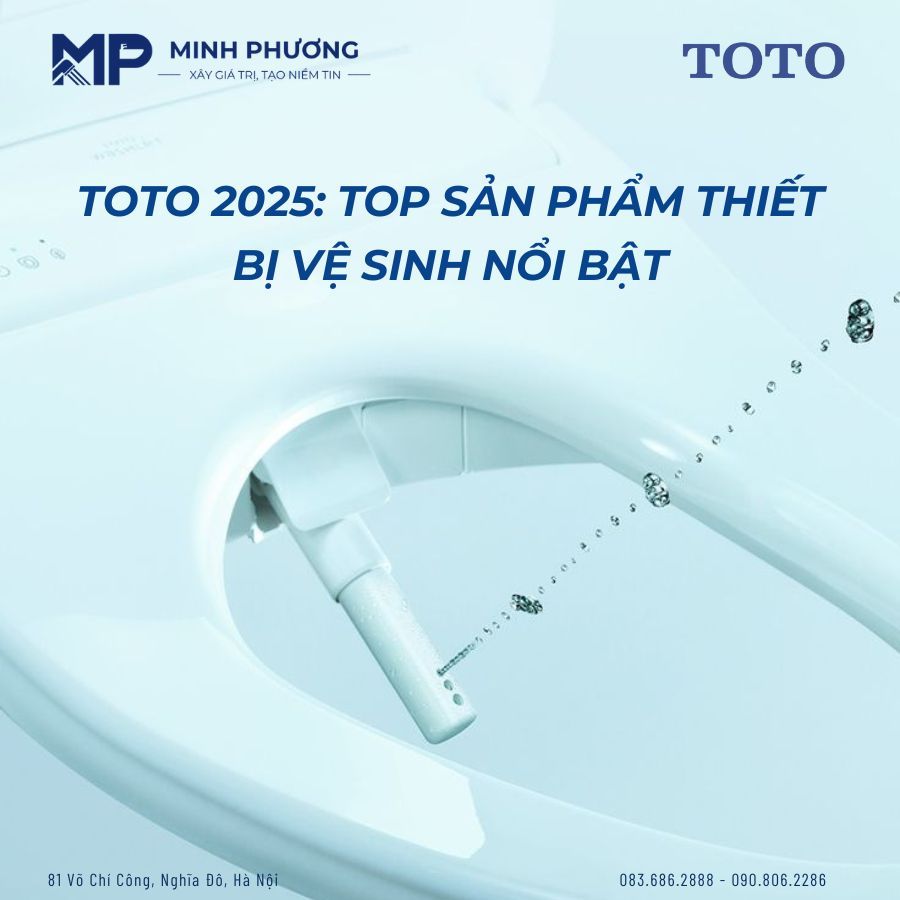 TOTO 2025: Top Sản Phẩm Thiết Bị Vệ Sinh Nổi Bật