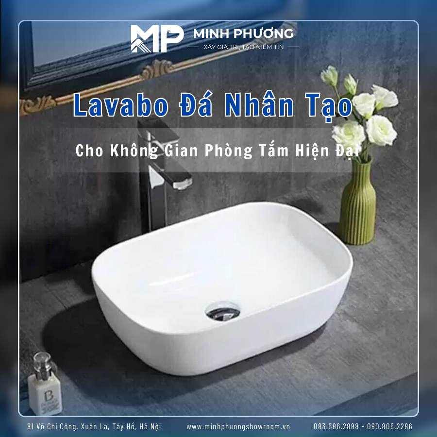 Lavabo đá nhân tạo