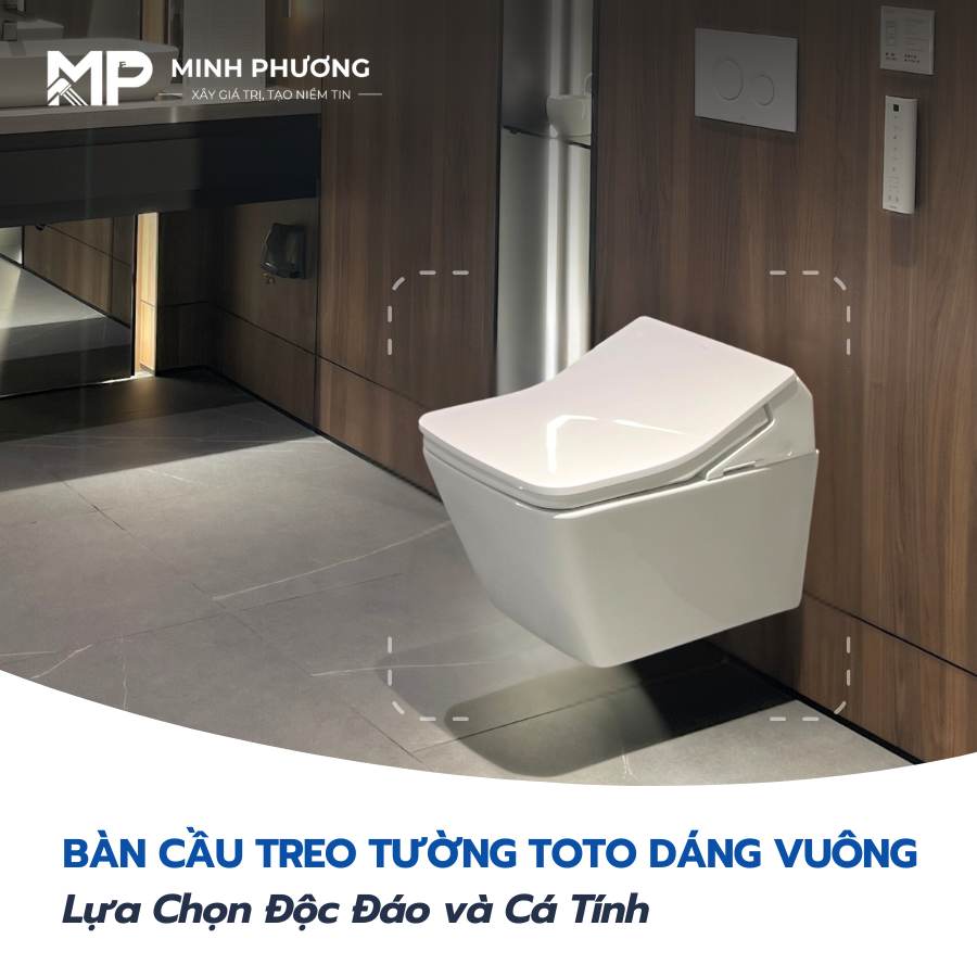 bàn cầu TOTO, dáng vuông