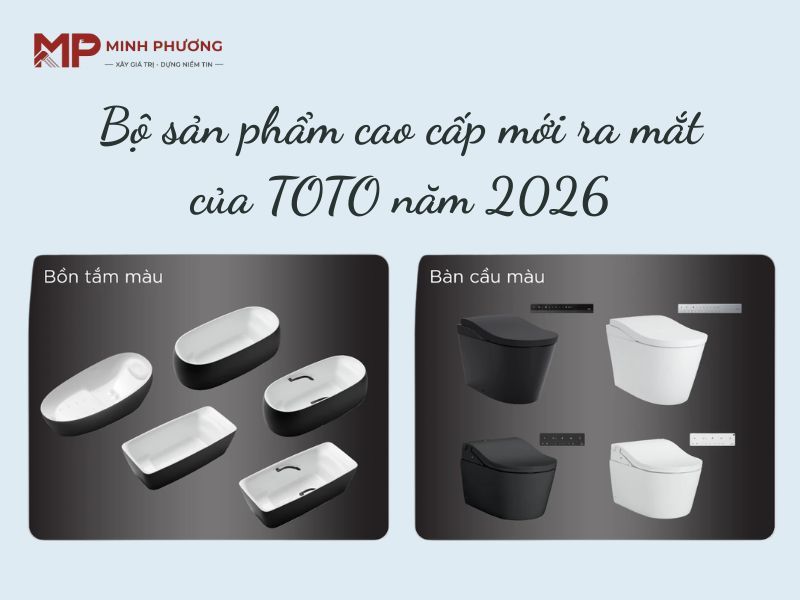 Bảng giá bộ sản phẩm cao cấp mới ra mắt của TOTO năm 2026
