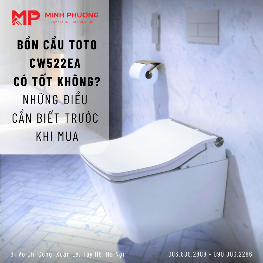 Bàn Cầu Treo Tường TOTO CW522EA