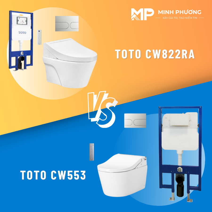 TOTO CW822RA và CW553
