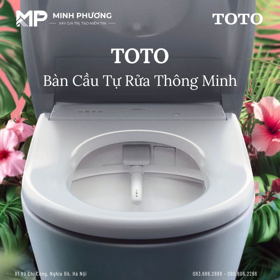Bàn Cầu Tự Rửa Thông Minh TOTO - Đẳng Cấp Phòng Tắm Hiện Đại