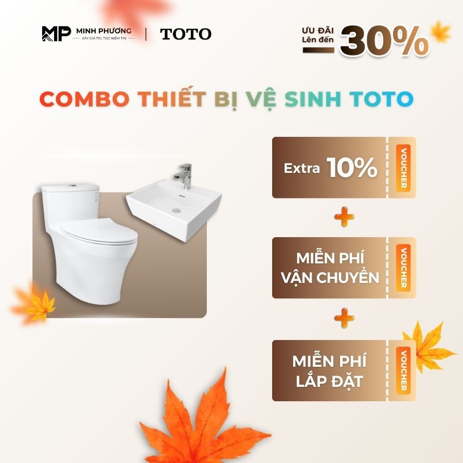 Combo Thiết Bị Vệ Sinh Toto Nâng Cấp Phòng Tắm – Ưu Đãi Độc Quyền Tại Minh Phương