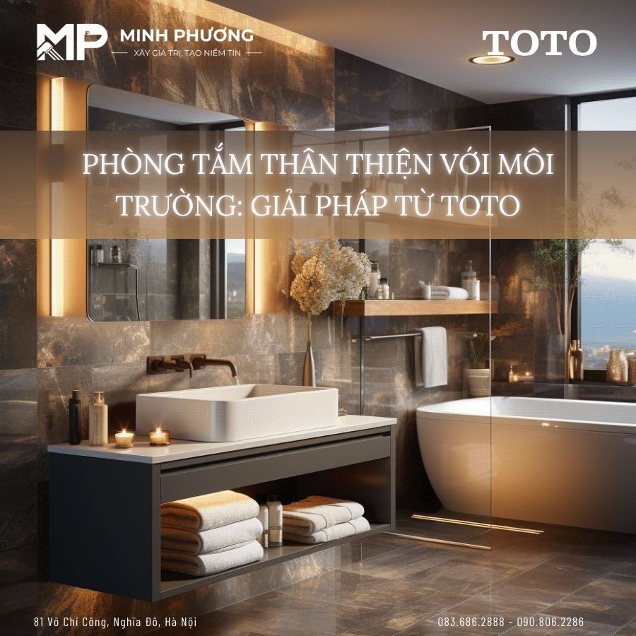 Phòng Tắm Thân Thiện Với Môi Trường: Giải Pháp Từ TOTO