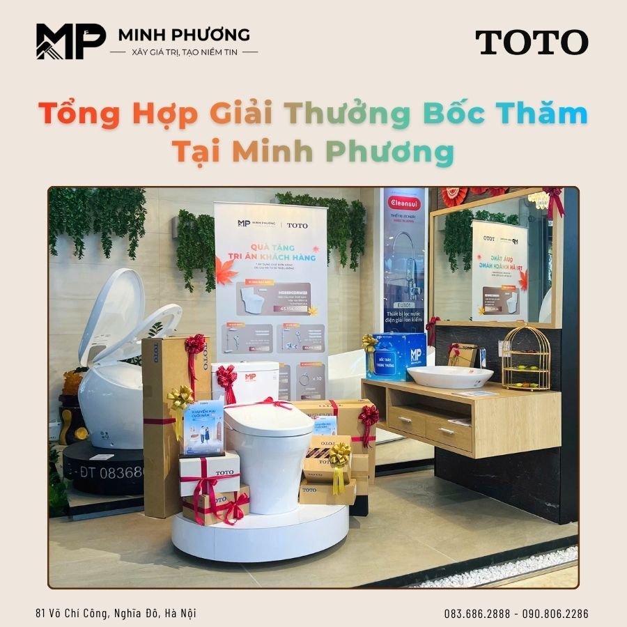 Tổng Hợp Giải Thưởng Bốc Thăm Tại Minh Phương TOTO Mùa Săn Sale
