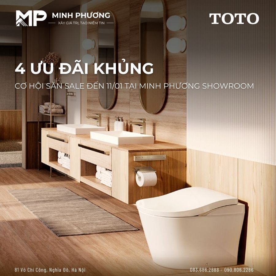 4 Ưu Đãi Khủng Tại Minh Phương Showroom – Cơ Hội Săn Sale Đến 11/01