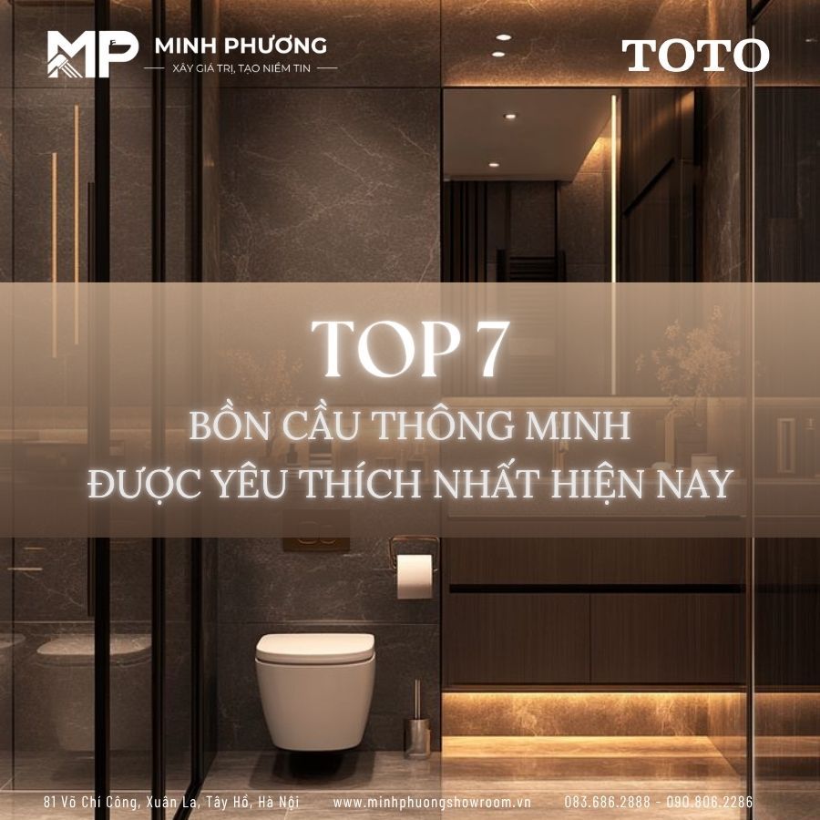 Top 7 bồn cầu thông minh được yêu thích nhất hiện nay