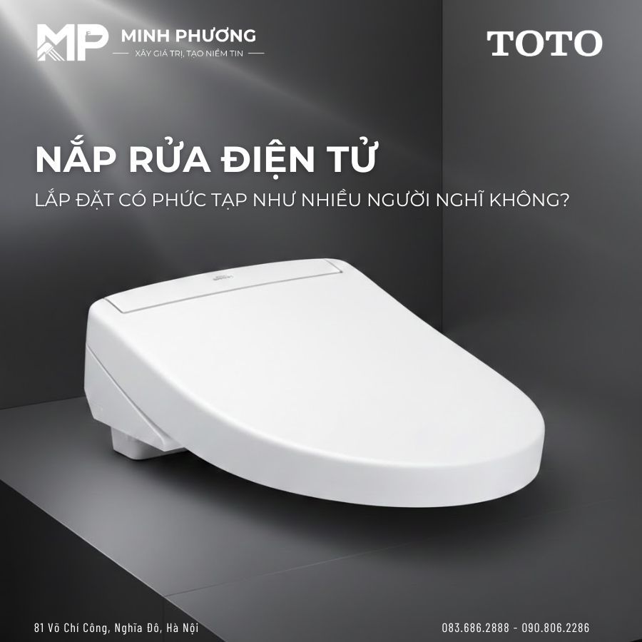 Nắp Rửa Điện Tử Lắp Có Phức Tạp Không?