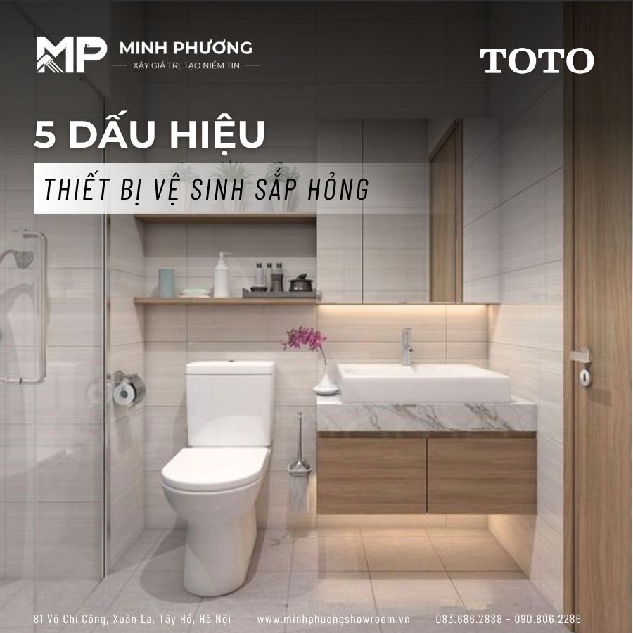 Cảnh báo 5 dấu hiệu nhà vệ sinh sắp hỏng
