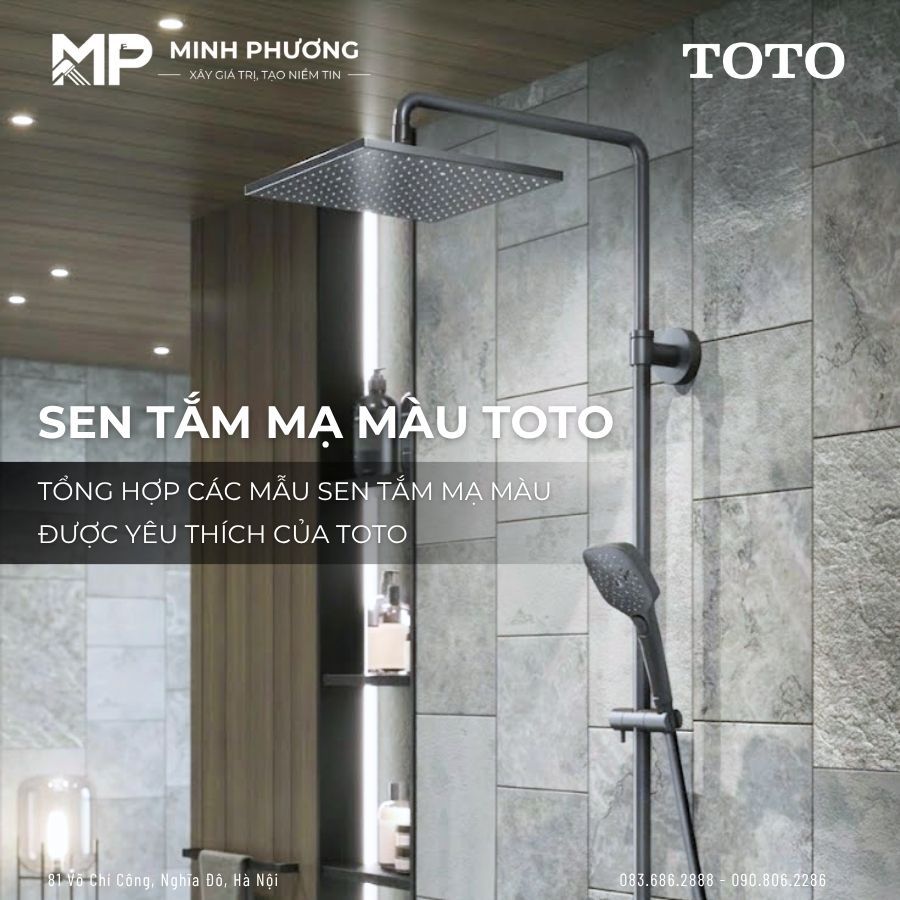 Tổng Hợp Các Mẫu Sen Tắm Mạ Màu Được Yêu Thích Của TOTO