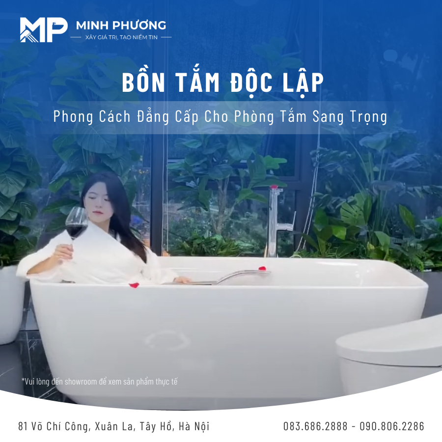 Bồn tắm TOTO, bồn tắm độc lập,
