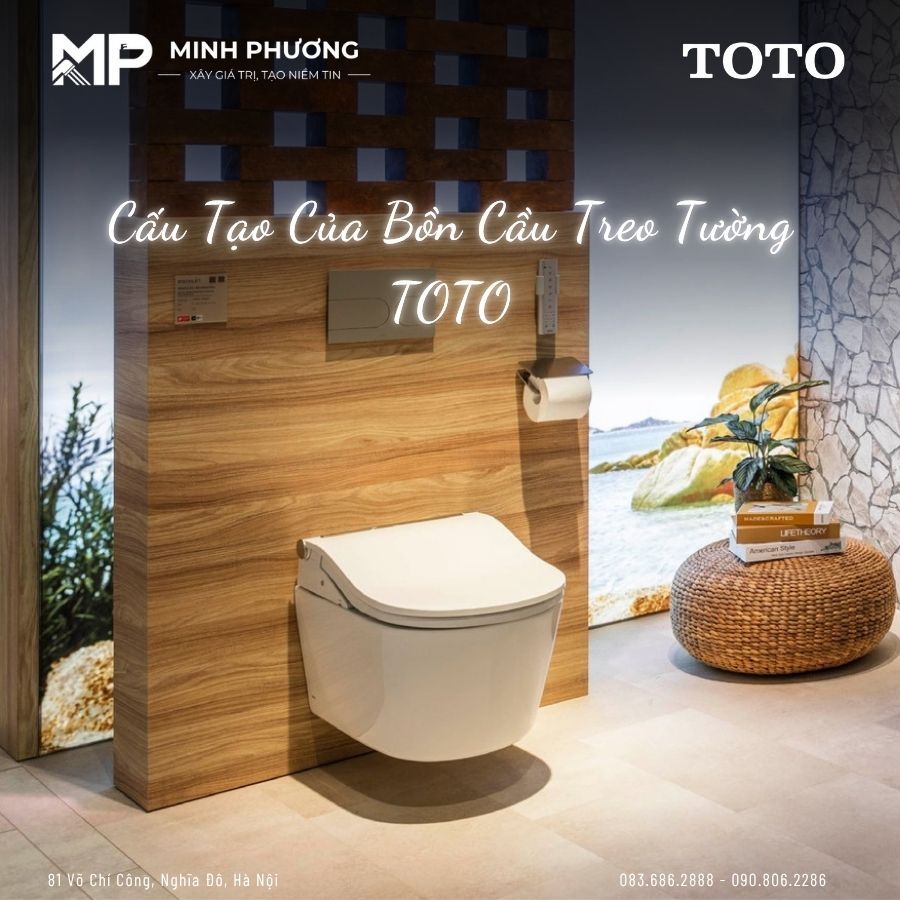 Cấu Tạo Của Bồn Cầu Treo Tường TOTO