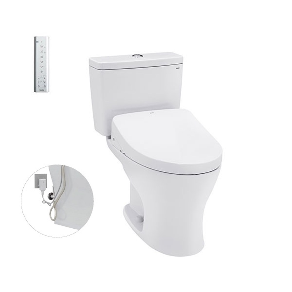 Bàn cầu 2 khối nắp điện tử TOTO CS735DW11