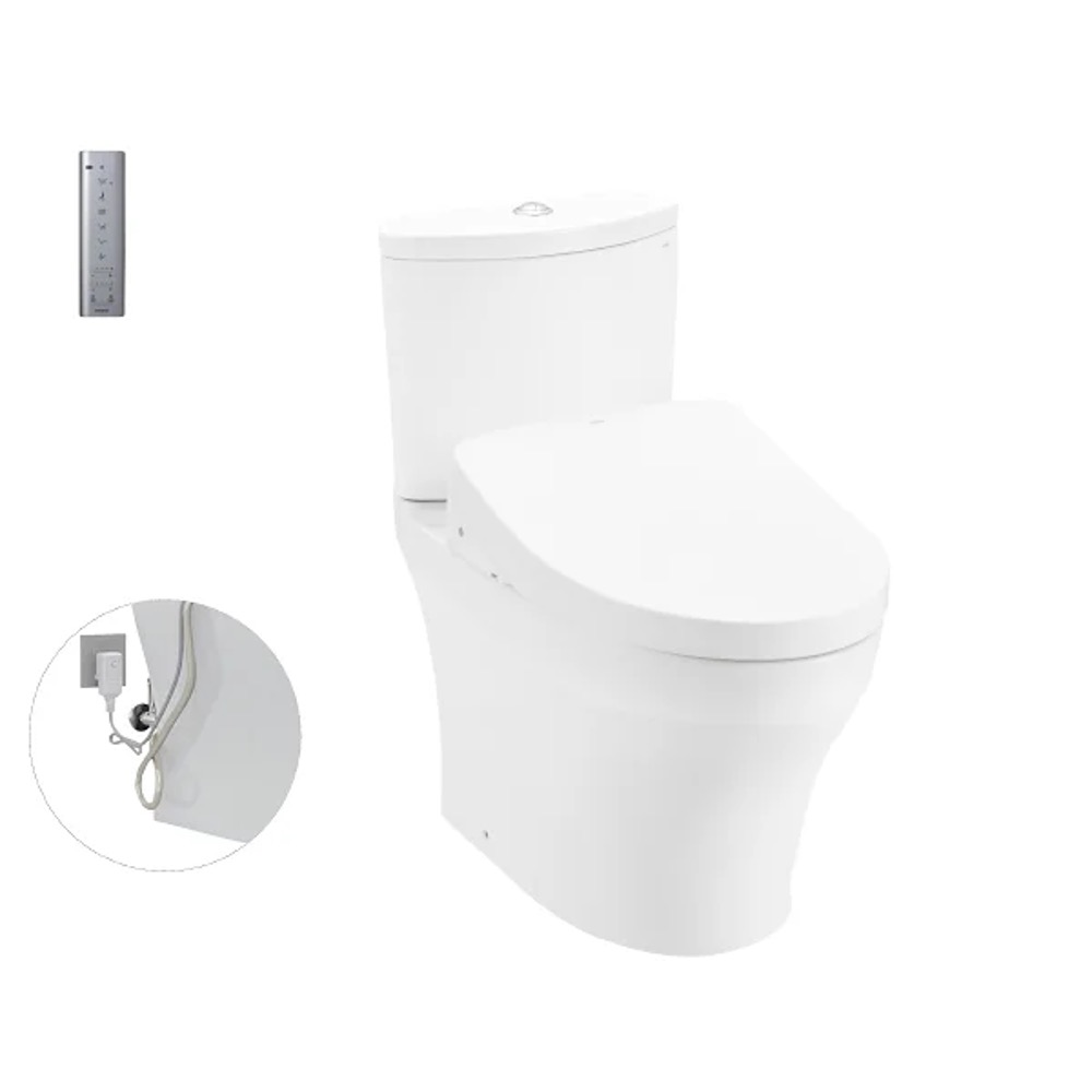 Bàn cầu 2 khối nắp điện tử TOTO CS838DW11