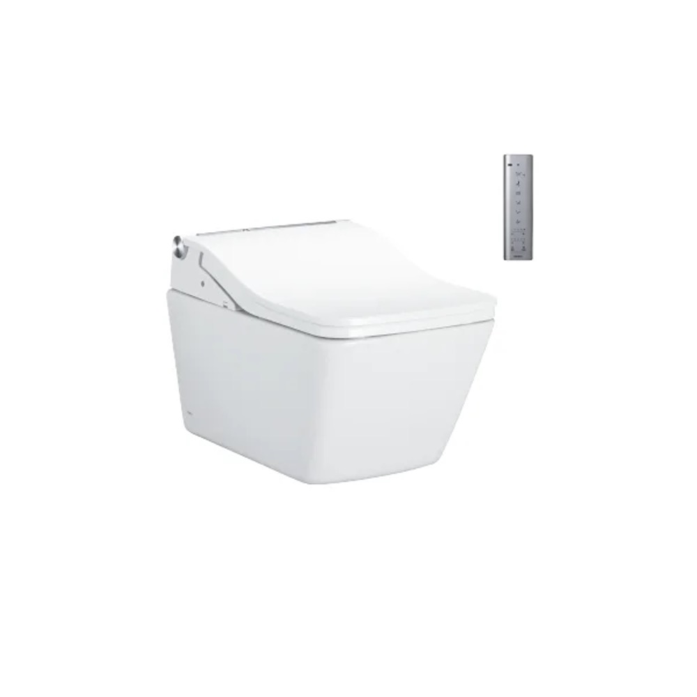 Bàn cầu treo tường nắp WASHLET tự động xả TOTO CW522EA TCF804C2Z WH172AAT MB171M#SS