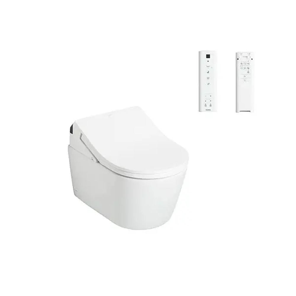 Bàn cầu treo tường nắp WASHLET tự động xả TOTO CW542HME5UNW1 TCF795C2Z WH172AAT MB175M#SS