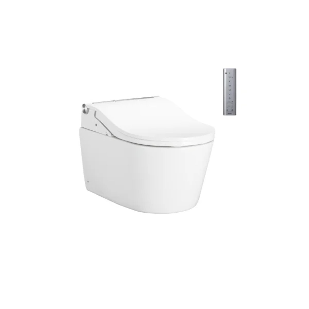 Bàn cầu treo tường nắp WASHLET tự động xả TOTO CW542HME5UNW1 TCF802C2Z WH172AAT MB175M#SS