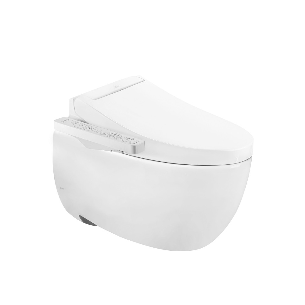 Bàn cầu treo tường nắp WASHLET TOTO CW812RA TCF23410AAA WH172A MB174P#SS