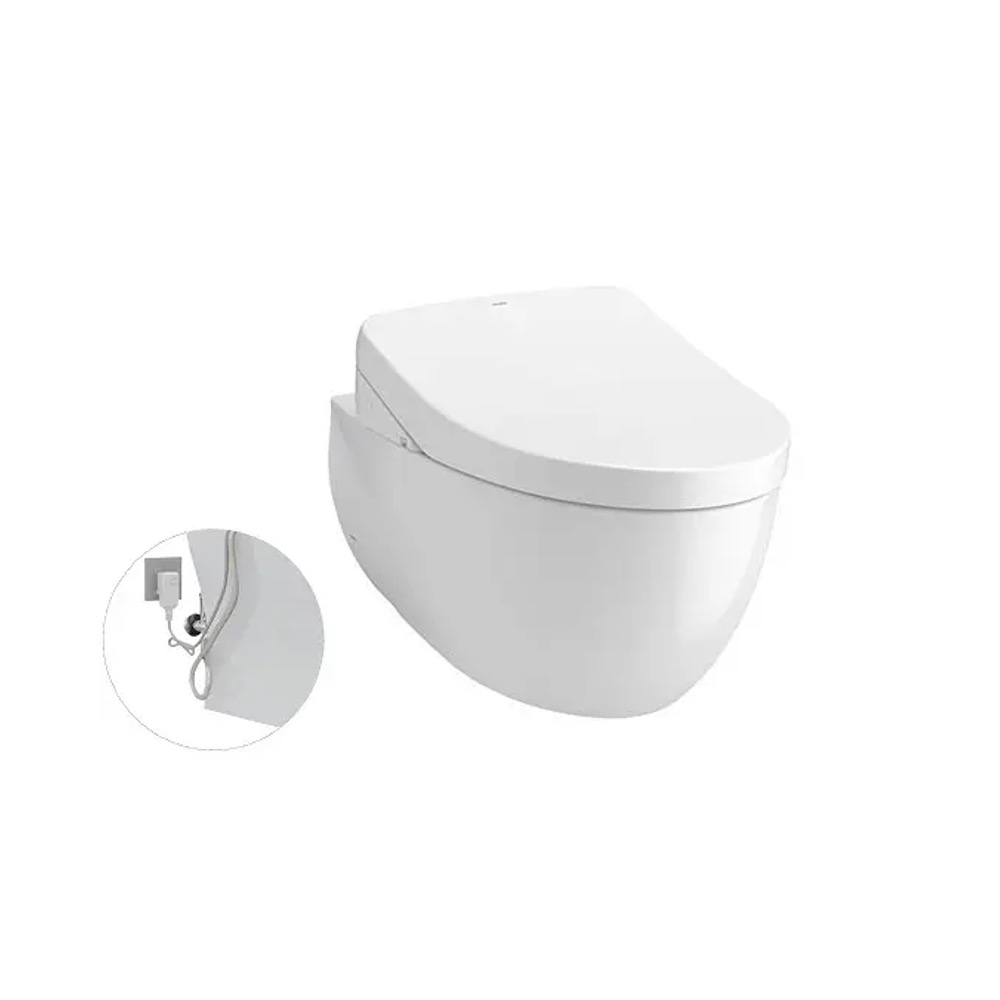 Bàn cầu treo tường nắp WASHLET TOTO CW812RA TCF4911Z WH172A MB174P#SS