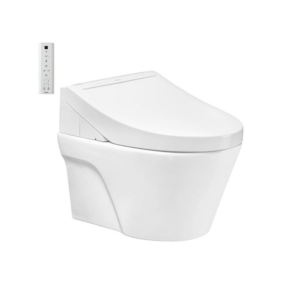 Bàn cầu treo tường nắp WASHLET TOTO CW822REA TCF24460AAA WH172AT TCA465 MB170P#SS