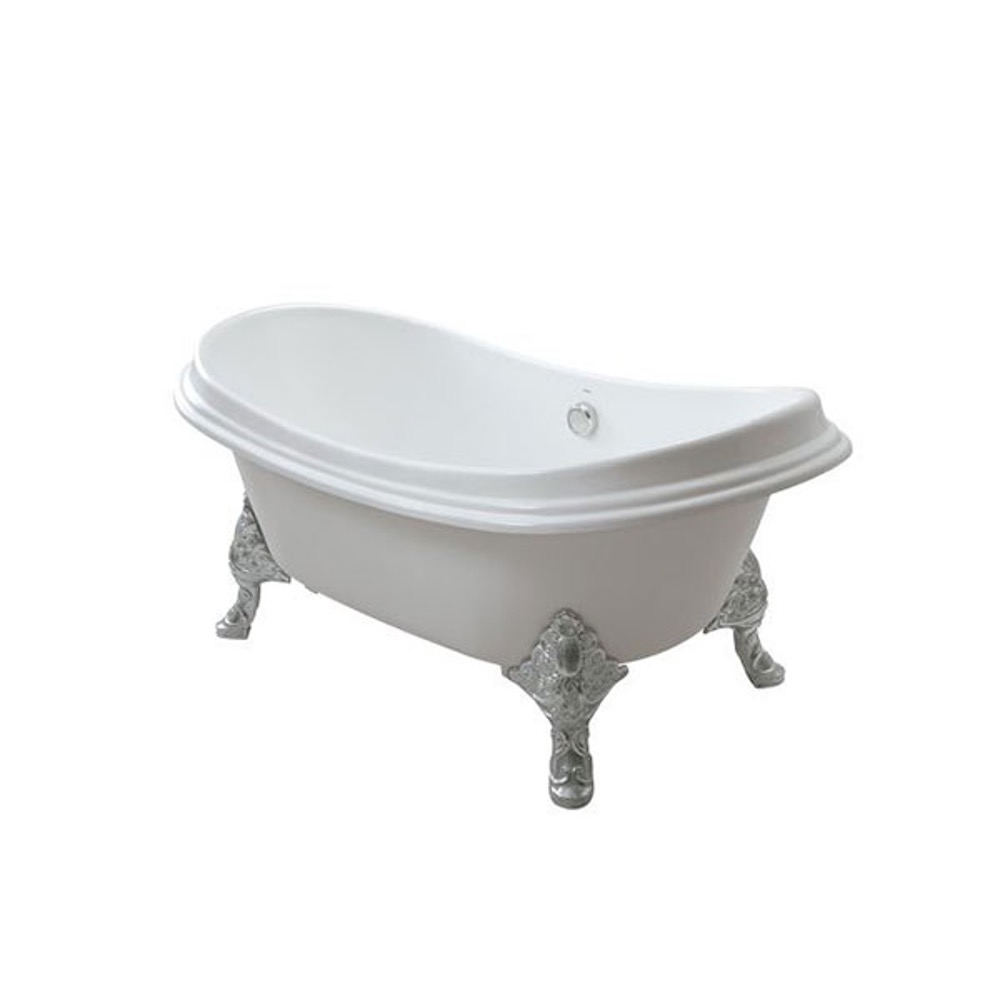 Bồn tắm đặt sàn gang tráng men CLASSIC 1750mm TOTO FBY1756PTNE