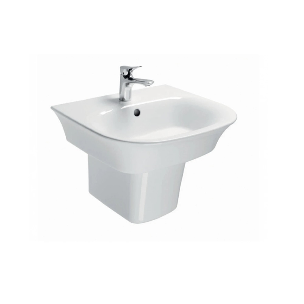 Chậu lavabo treo tường chân lửng TOTO LW196K LW196HFKH TX801LN